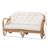 Capriles 52.25" Rattan Round Arm Loveseat