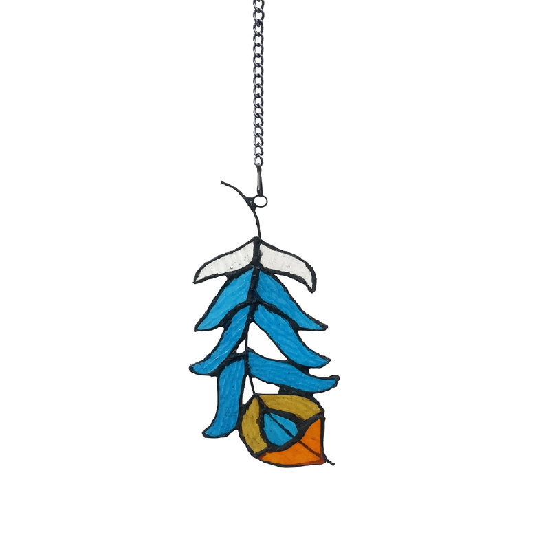 Novelty & Humor Window Panel, Blue