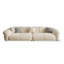 Coussin modulaire beige en polyester-1410789446-1410789445