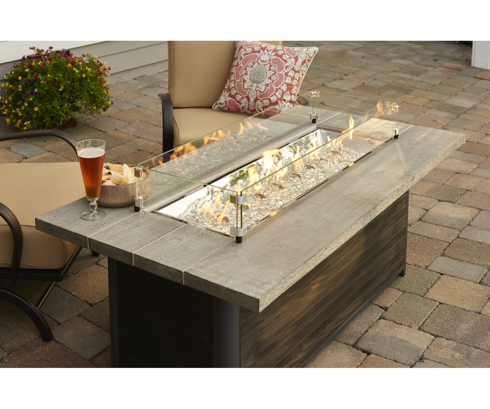 Concrete Outdoor Fire Table