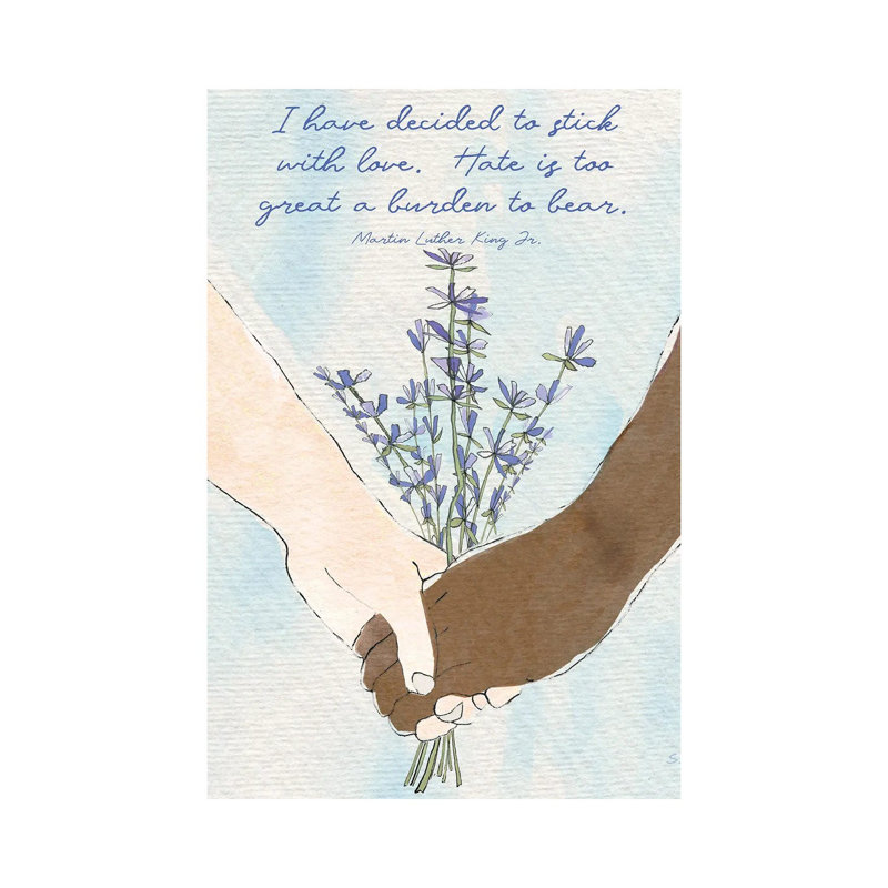 Stick With Love by Susan Jill - Wrapped Canvas Gallery-Wrapped Canvas Giclée, 66.04 cm H x 45.72 cm W x 1.91 cm D