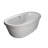 Inizio™ 65.5" x 35.625" Roll Top Freestanding Heated Soaking Tub
