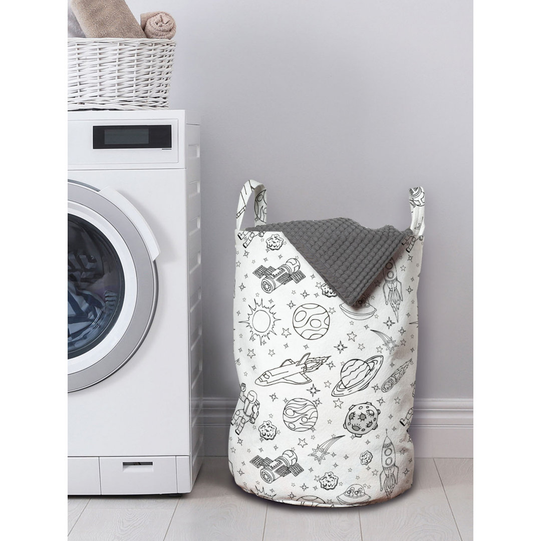 Fabric Laundry Bag with Handles East Urban Home