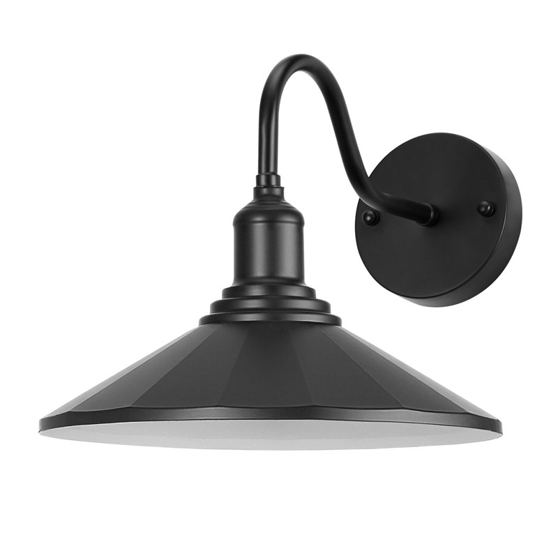 Applique murale d'extérieur de style grange d'extérieur 11,5 po