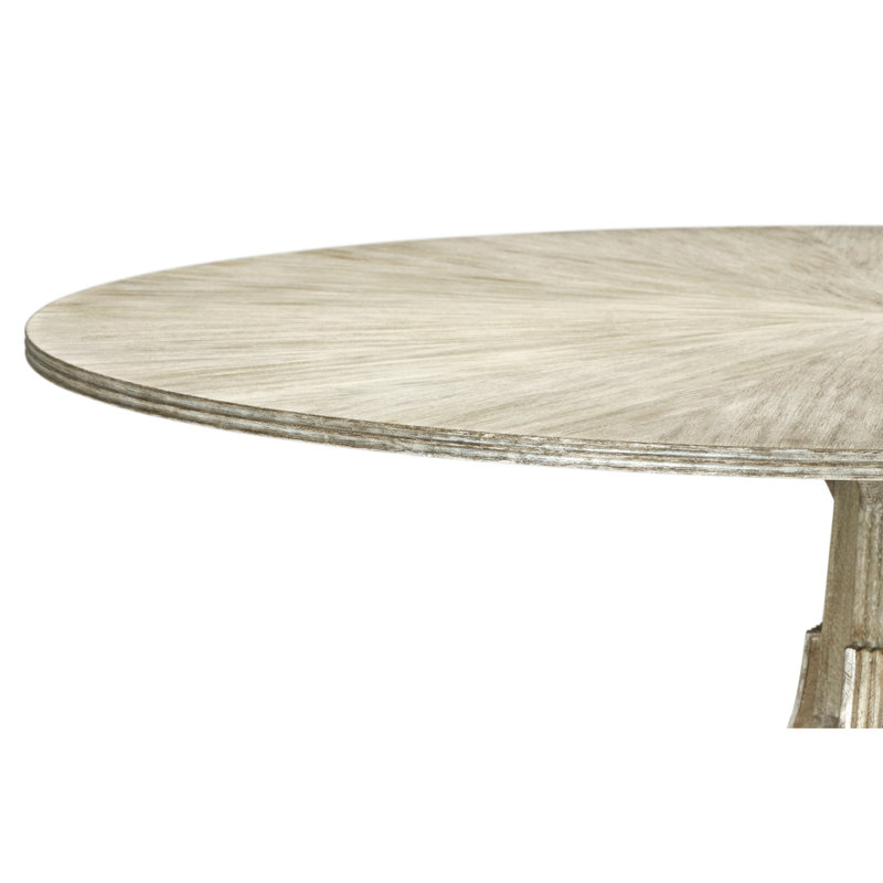 William Yeoward Round Dining Table, Venetian White Oak