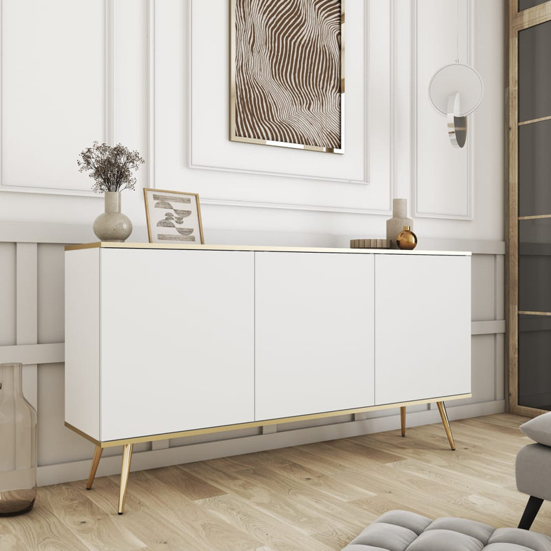Allisia 160cm Sideboard, White