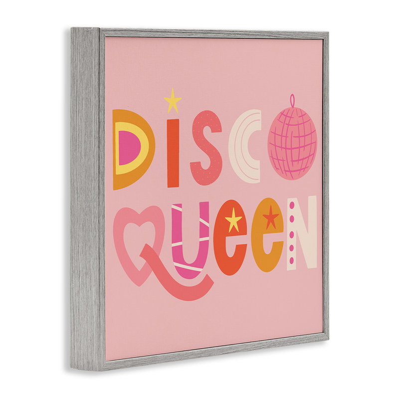 Giclée disco rose pastel, design par Sazerelli Designs, Estampe numérique Farmhouse, H 12 po x l 12 po