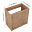 Base de meuble-lavabo simple 30 po avec tablette réglable