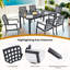 Ensemble repas d'extérieur 7 pièces Modern Classic