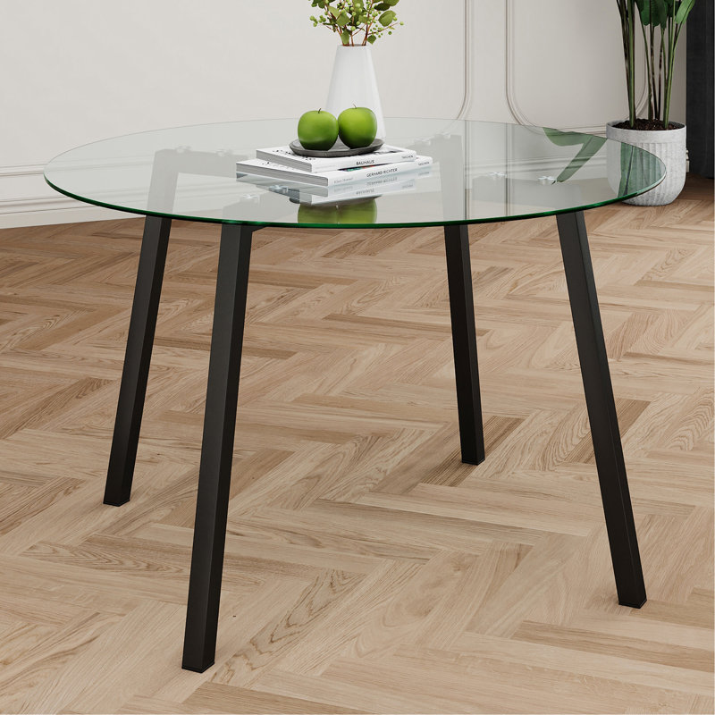 T1737-1 GLASS, Doré, H 29,5 po x L 47,2 po x l 47,2 po
