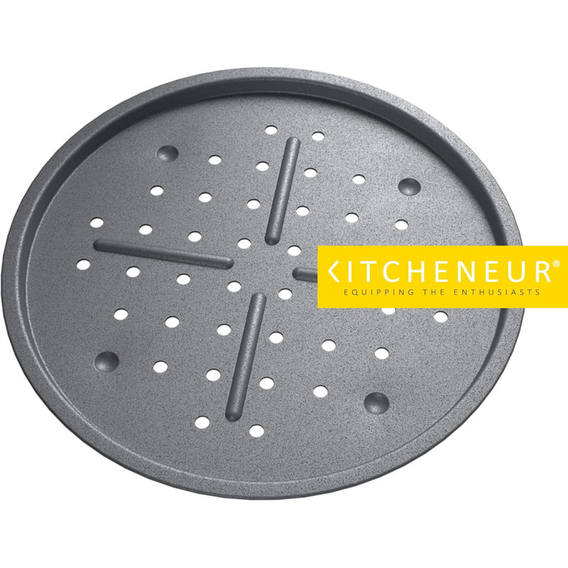 KITCHENEUR Non-Stick Aluminium 33.5cm Pizza Pan