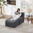 Segal 8 Piece Cloud Upholstered Oversized Modular U Shape Soft Chenille Compression  Chaise Sectional Sofa  with Wide Arms and Pillows, No Assembly Required-1792539137