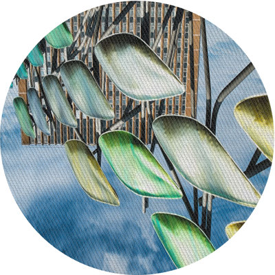 Tapis bleu