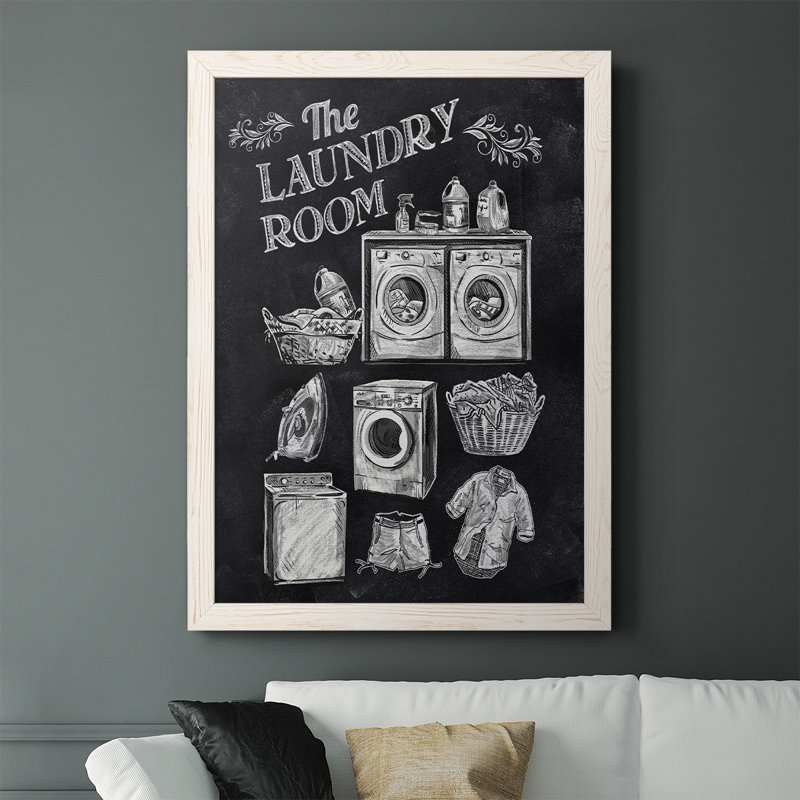 Laundry Room - Reproduction de photo sur toile, Blanc, H 37,5 po x l 27,5 po x P 1 po