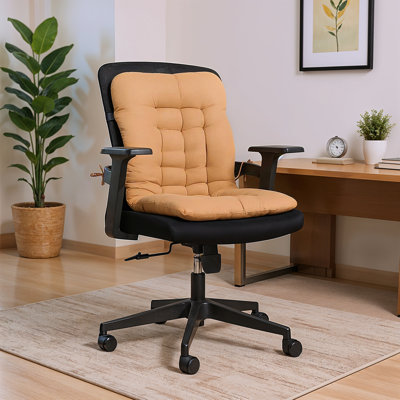 Chair Cushion with Elastic and Tie Straps