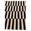 Tapis noir et blanc Ousley