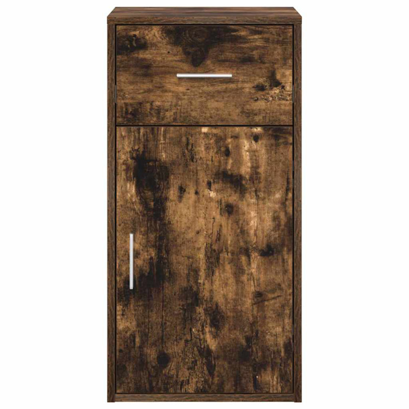 Sideboard 38 X 34.5 X 75 Cm Engineered Wood, Smoked Oak