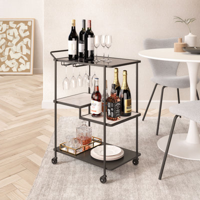 Constanza Metal Bar Cart