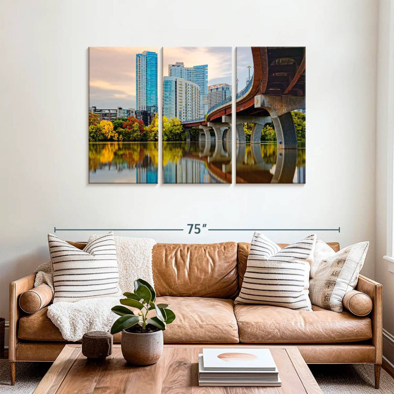 Paysage urbain urbain Sirci Austin, H 36 po x l 57 po