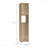Linen Cabinet, Double Doors, Four Interior Shelves, Two Cabinets -Light Oak