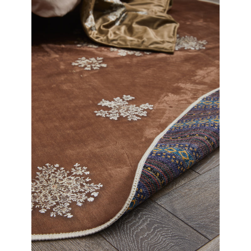 Round Lauren Floral 180cm X 180cm Area Rug