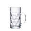 Vidaxl Beer Mugs With Handle Juice Glass Tumbler Beer Glasses Glass 6 Pcs