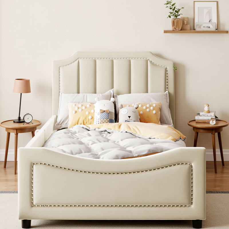 Lit de jour rembourré Classic, Beige
