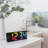 Gradient Digital Electric Tabletop Clock with Alarm Black