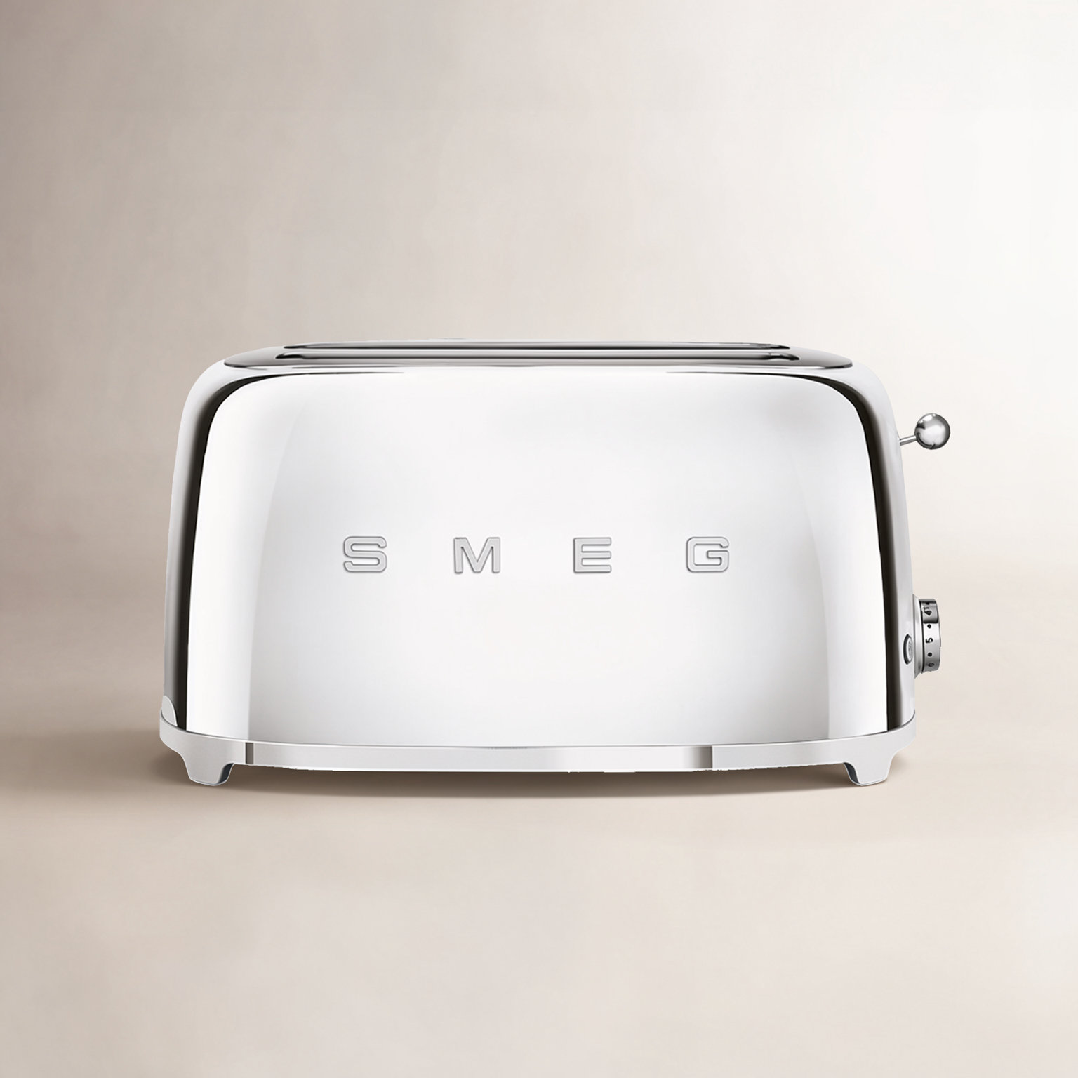 SMEG 50s Style 4-Slice Toaster, Chrome