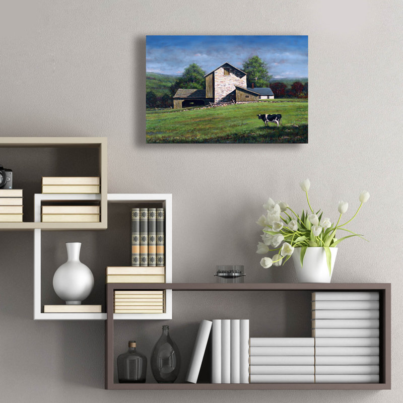 Art mural en verre épique «Home Sweet Home» par Michael Fratrich, 24 po x 16 po, H 16 po x l 24 po