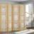East Broadway 70"H 4-Panel Folding Room Divider-1696556041-1696556038