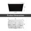 Baignoire de trempage en acrylique autoportante 43 po Glendale-109080062