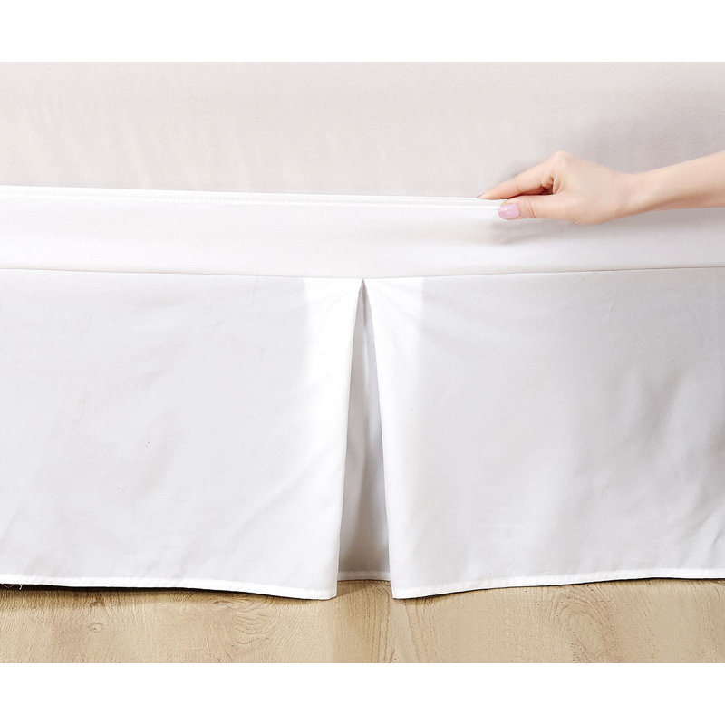 Tailored Bed Skirt, White, Full