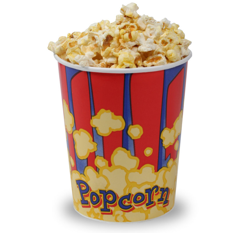 Great Northern Popcorn Popcorn Bowls, 32 oz, 100 Buckets