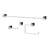 VIGO Meridian 4-Piece Chrome Bathroom Hardware Set with 24-in Towel Bar, Toilet Paper Holder, Hand Towel Holder and Hook-124871931