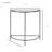 Badillo 29'' Glass Top Console Table