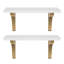 Tablette murale en bois Krisha-1317586114