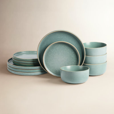 Amber Stoneware Dinnerware Set