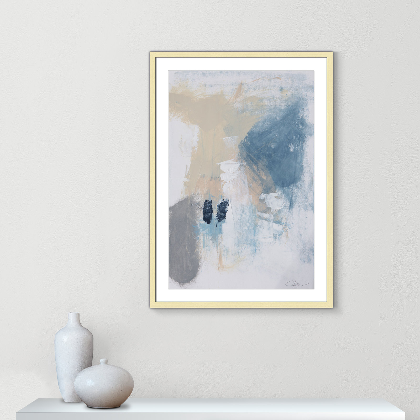 Coastal Carnival II Print by Casa Fine Arts, White, 35.5" H x 25.5" W x 1.25" D, Gold Single Picture Framed Paper