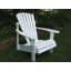 Chaise Adirondack Weathercraft Classic, bois massif de pin traité sous pression avec dossier incurvé et siège profilé, 15 options de finition Sherwin-Williams, fabriquée aux États-Unis-1538632568