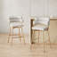 Tabouret de bar pivotant à hauteur de siège 26,25 po Finkelstein-112400260