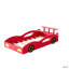 Lit de voiture de course en bois, lit plateforme simple en forme de voiture avec roues pour adolescents-131126793