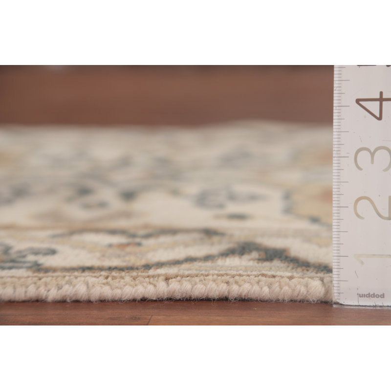 Tapis de couloir oriental fait à la main Oushak 3 x 10