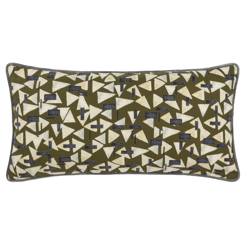 Geometric Rectangular Throw Cushion