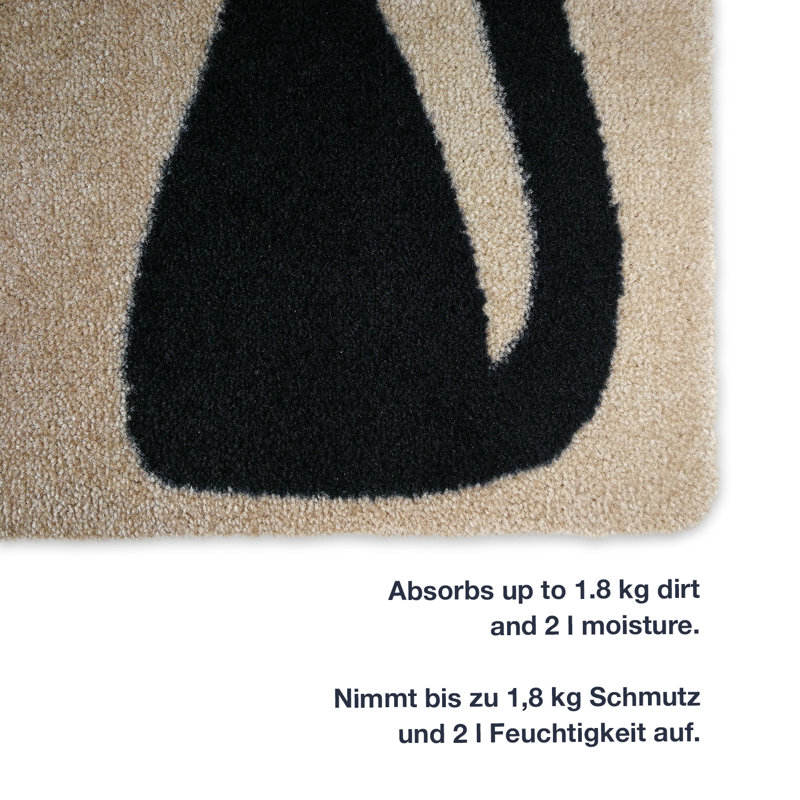Alivia Non-Slip Indoor Doormat, Rectangular 60 x 90cm