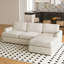 Canapé modulaire en L doux pour le salon-938594895