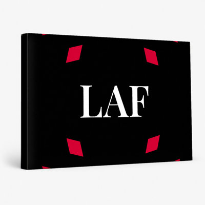 Lafayette Luxury Diamond Monogram — Red Black White