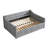 Luca Upholstered Tufted Daybed with Drawers & Wooden Frame-118343206