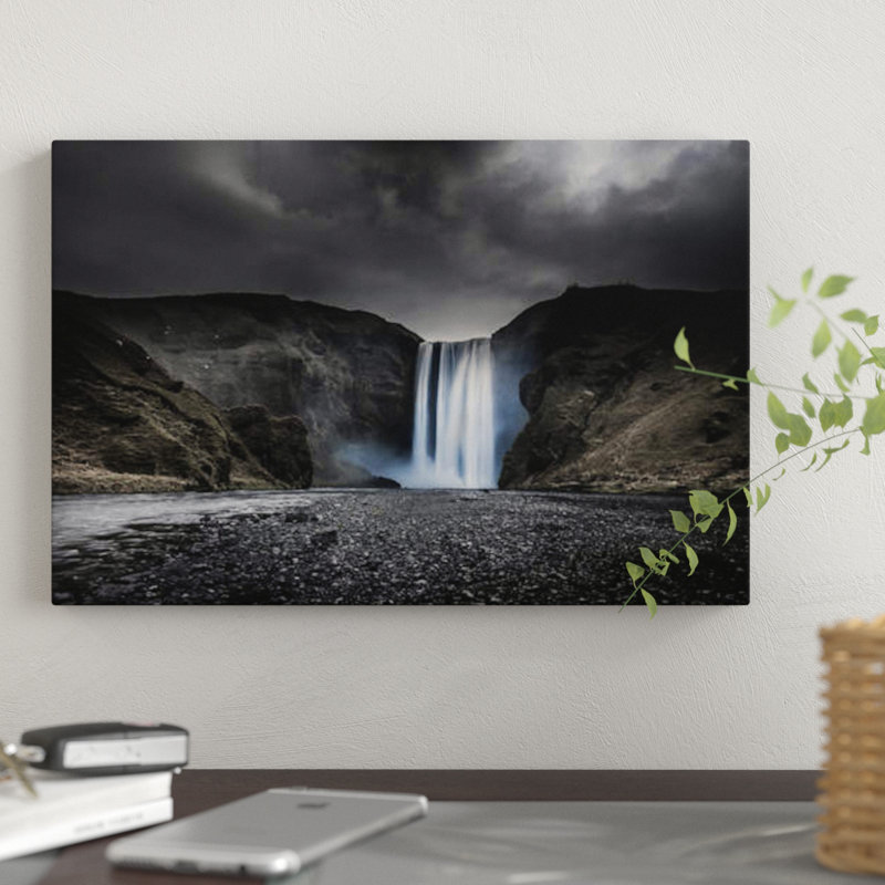 «Island», impression sur toile, H 18 po x l 26 po x P 1,5 po, Toile tendue, Pas de tapis