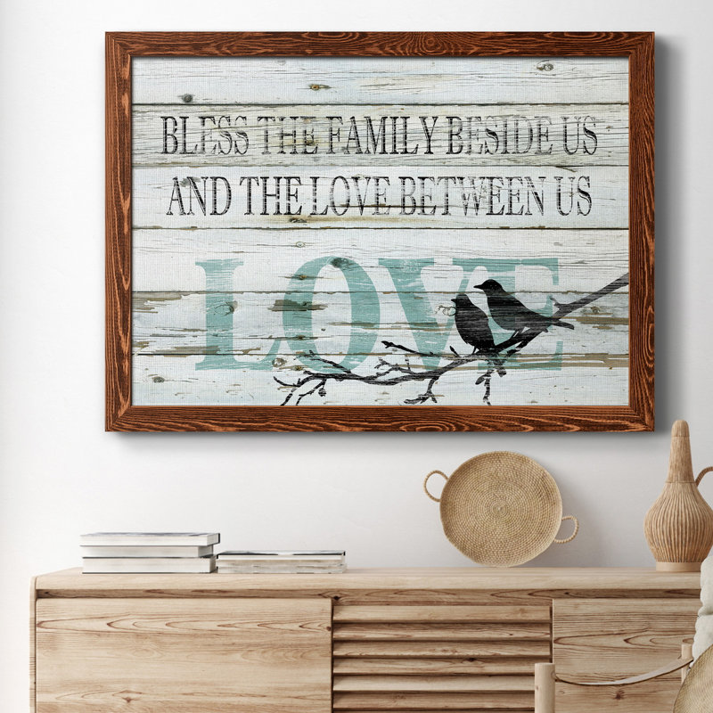 Amour entre nous - Impression sur toile, H 31 po x l 44 po x P 1 po, Érable